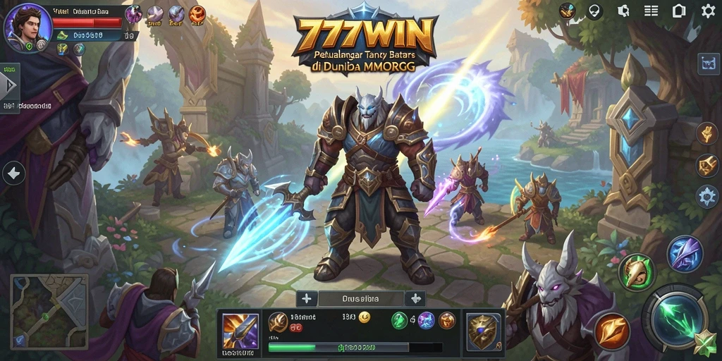 Tampilan dinamis dan seru dari gameplay MMORPG 777WIN.