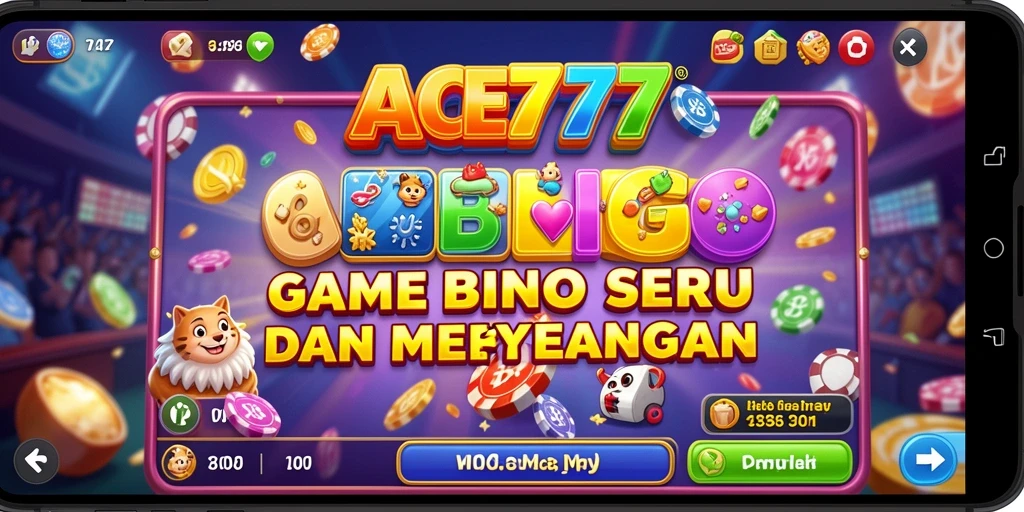 Tampilan utama gameplay ACE777 yang menegangkan dan menarik.