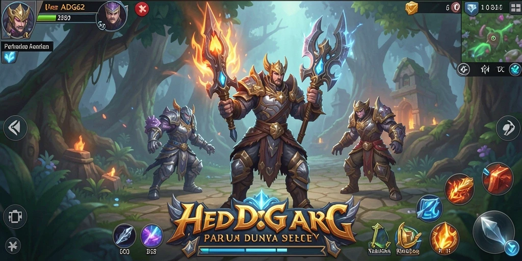 Screenshot ADG62 menampilkan aksi dan grafis memukau dari gameplay ARPG.