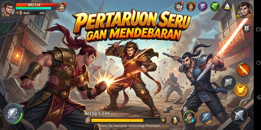 Gambaran aksi pertarungan seru dalam BRO138.