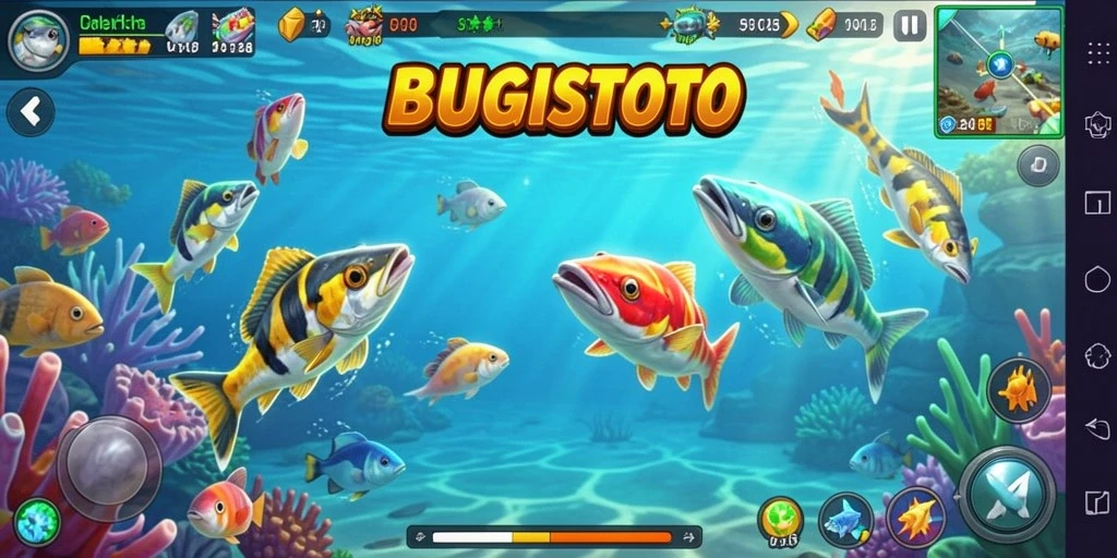 Gameplay seru Tembak Ikan di BUGISTOTO.