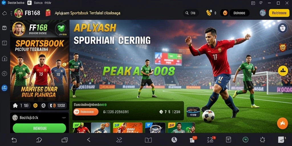 Tampilan gameplay FB168 yang menampilkan taruhan olahraga secara langsung.