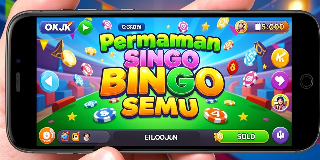 Tampilan gameplay Bingo yang menyenangkan di OKJK.