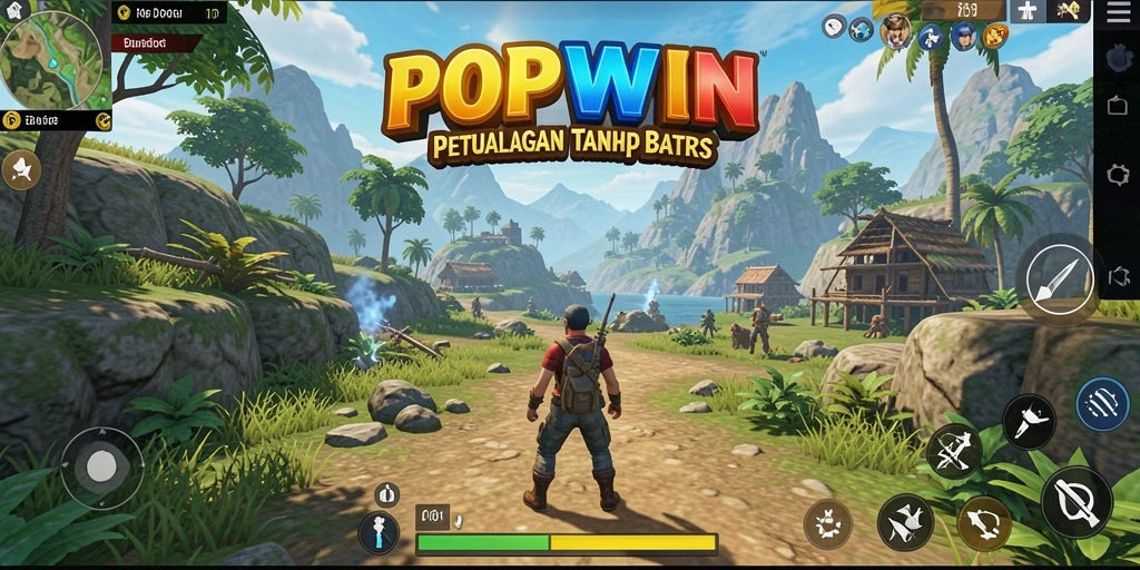 Gameplay menawan dari <strong>POPWIN</strong> dengan eksplorasi tak terbatas.