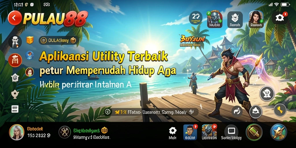 Tampilan antarmuka PULAU88 yang sederhana dan intuitif.