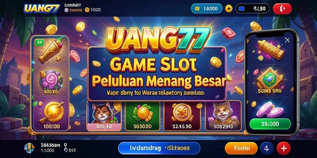 Tampilan gameplay UANG77 yang menarik dan menawan.