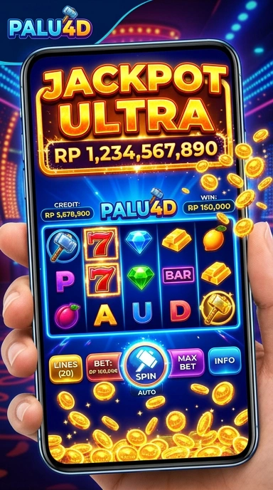 Tampilan utama aplikasi palu4d yang intuitif dan mudah digunakan.